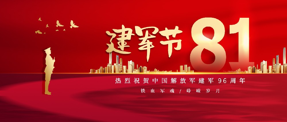 熱烈慶祝中國人民解放軍建軍96周年！